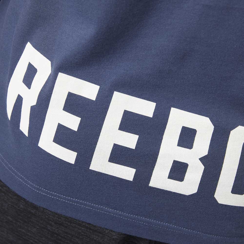 Reebok Stacked Logo Crew Korte Mouwen T-Shirt