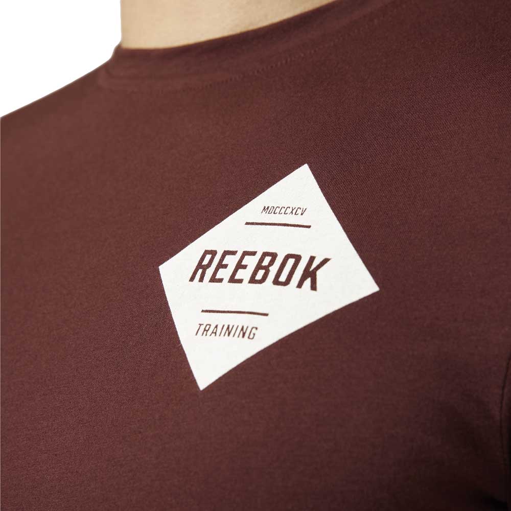 Reebok T-shirt Manche Courte Stacked Logo Crew