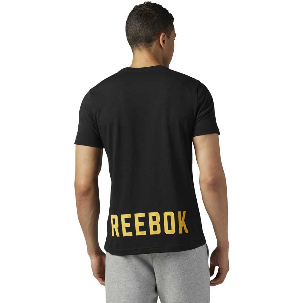 Reebok Camiseta Manga Curta Stacked Logo Crew