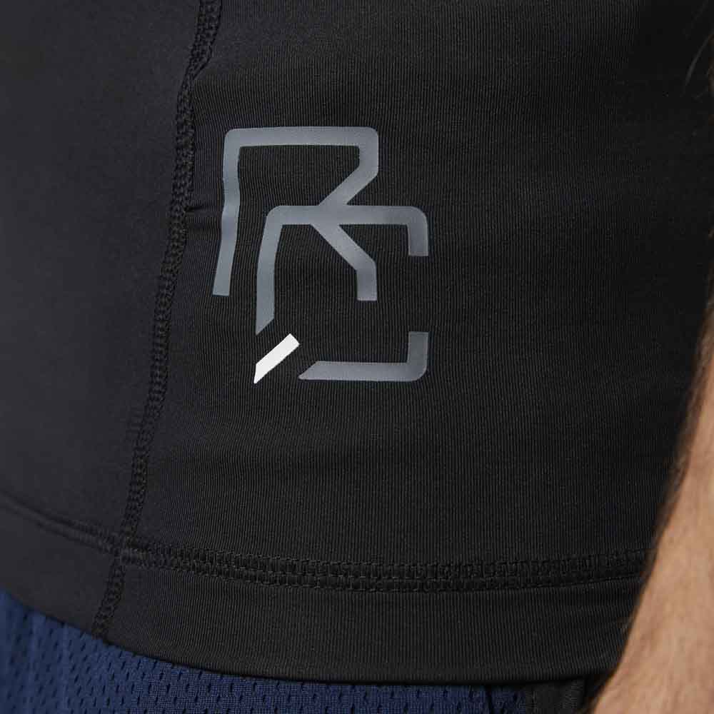 Reebok Workout Ready Stacked Logo Compression Korte Mouwen T-Shirt