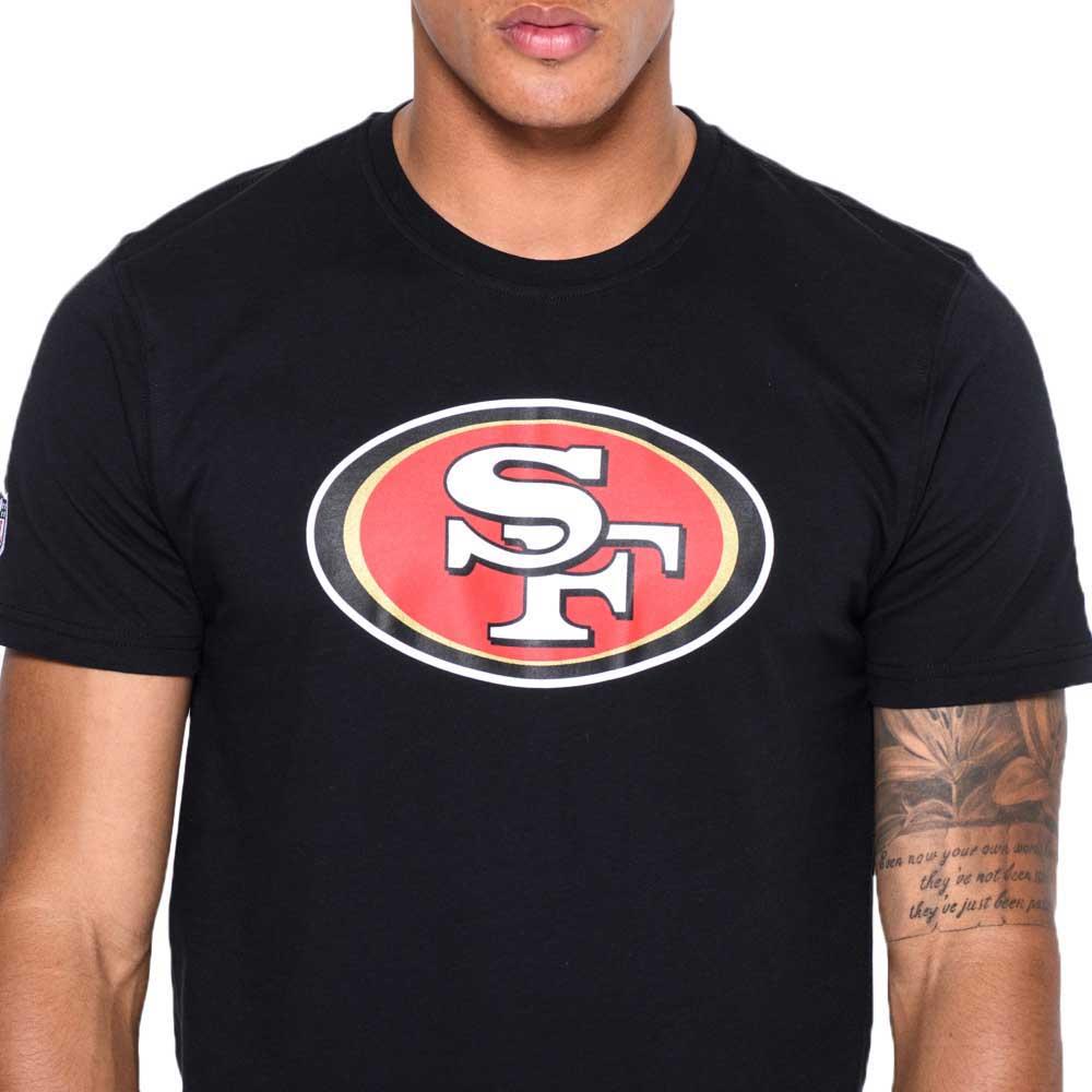 New era San Francisco 49ers Team Logo Short Sleeve T-Shirt Black