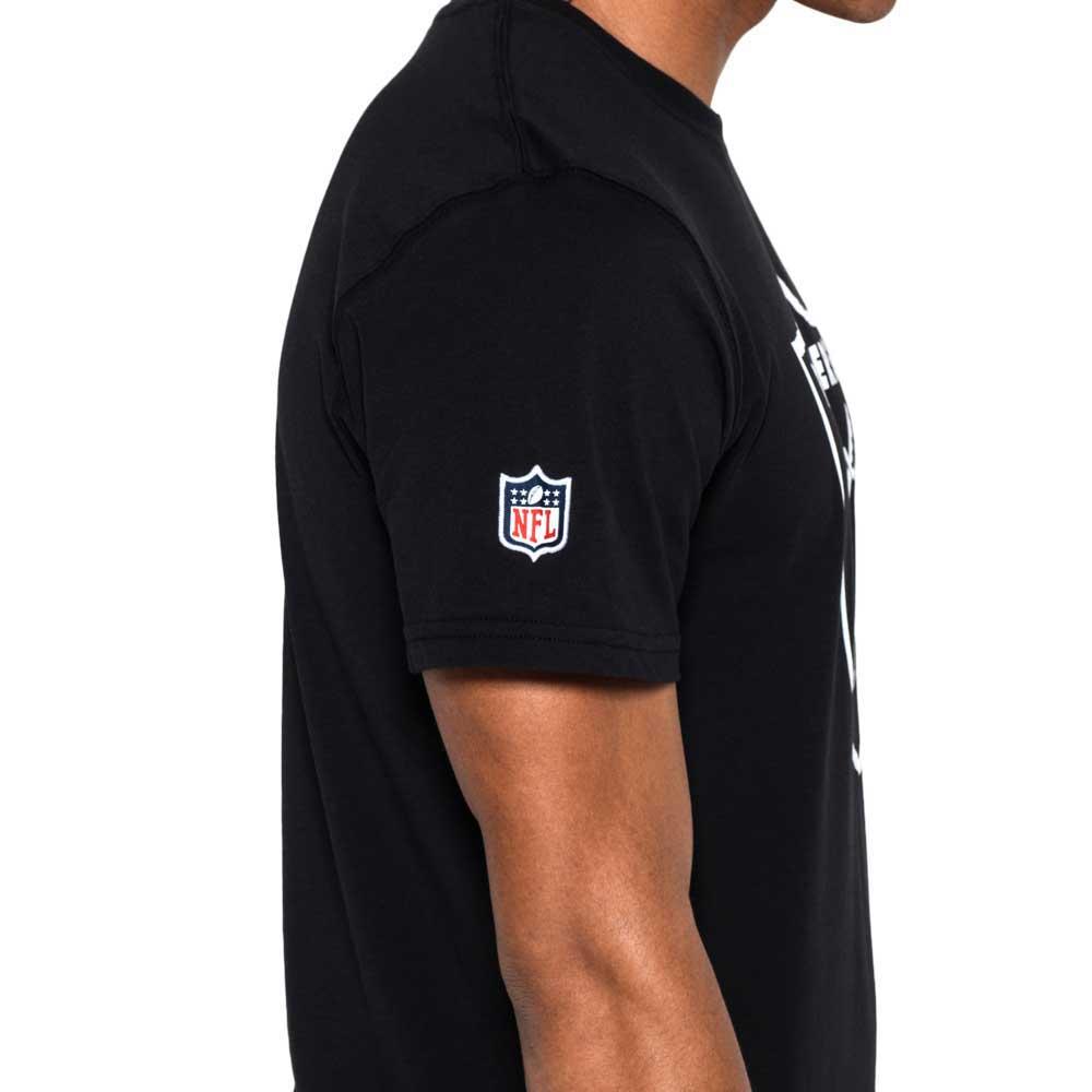 Marca New EraNew Era Oakland Raiders T Shirt/Tee NFL Contrast Sleeve 