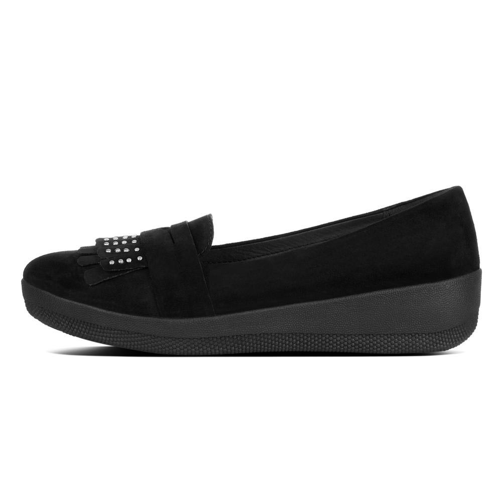 Fitflop Chaussures Studded Fringey Loafer