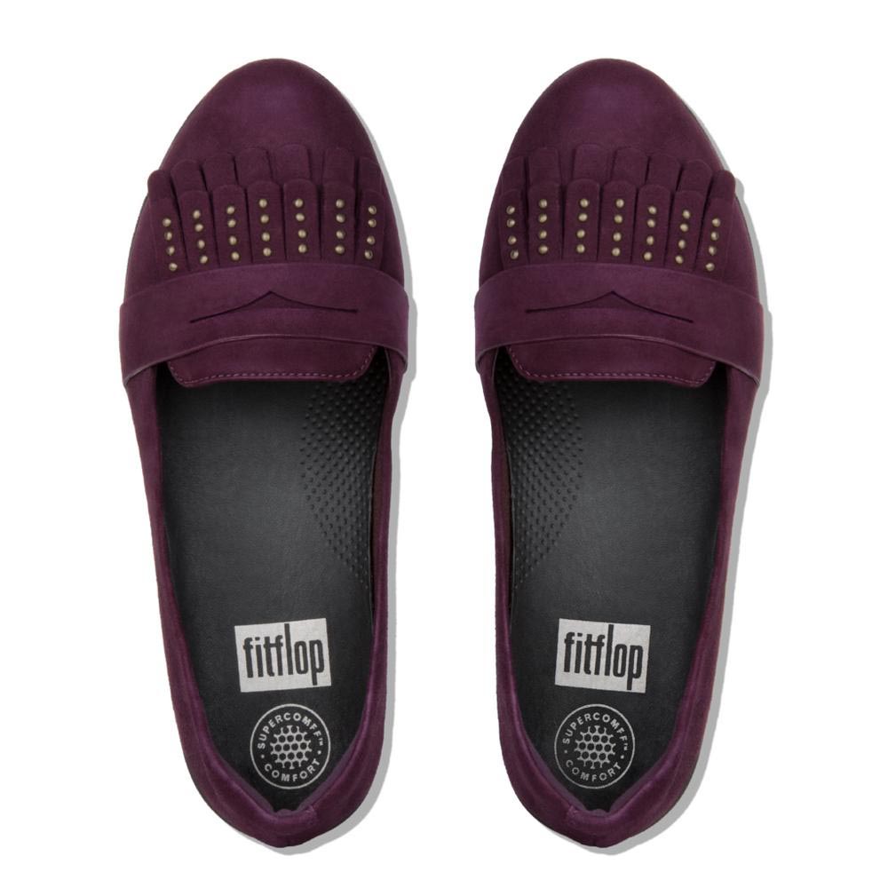 Fitflop Sapato Studded Fringey Loafer