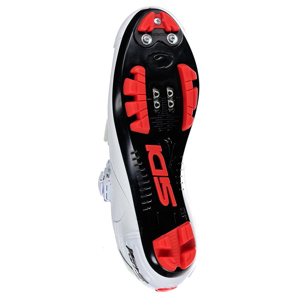 SIDI Trace MTB Cycling Shoes White/Black/Red 