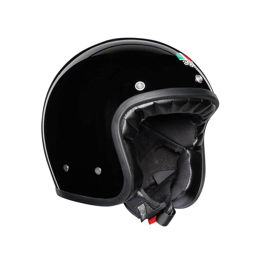 AGV AGV X70 Open Face Retro Vintage Motorcycle Helmet Matt Black XL 8026656667666 