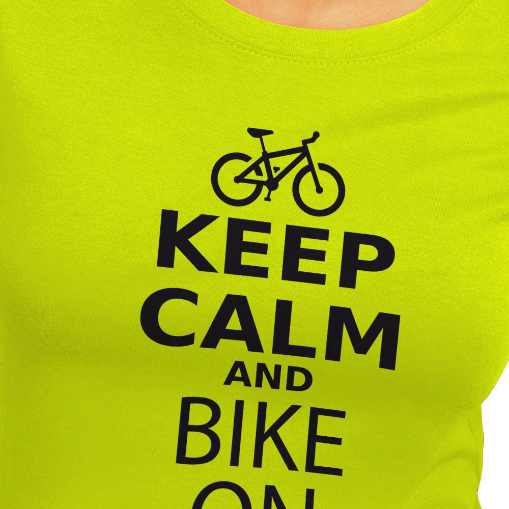 Kruskis Samarreta de màniga curta Keep Calm And Bike On