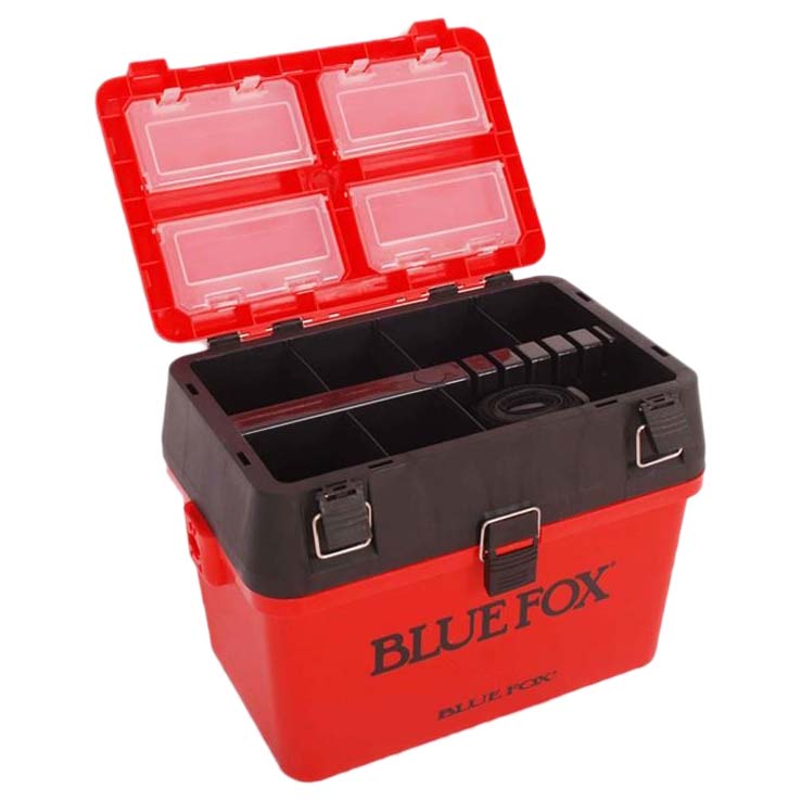 Blue fox Fishing Box Red