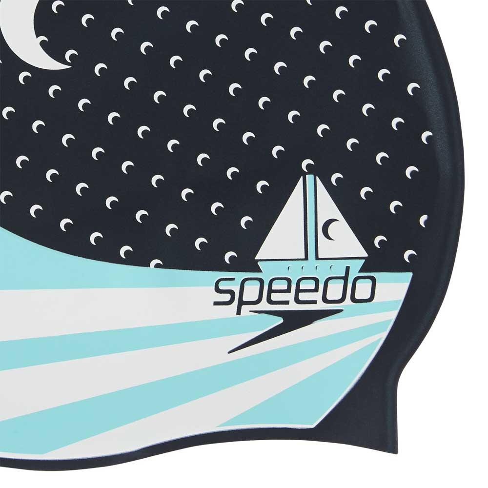 Speedo Cuffia Nuoto Slogan Print