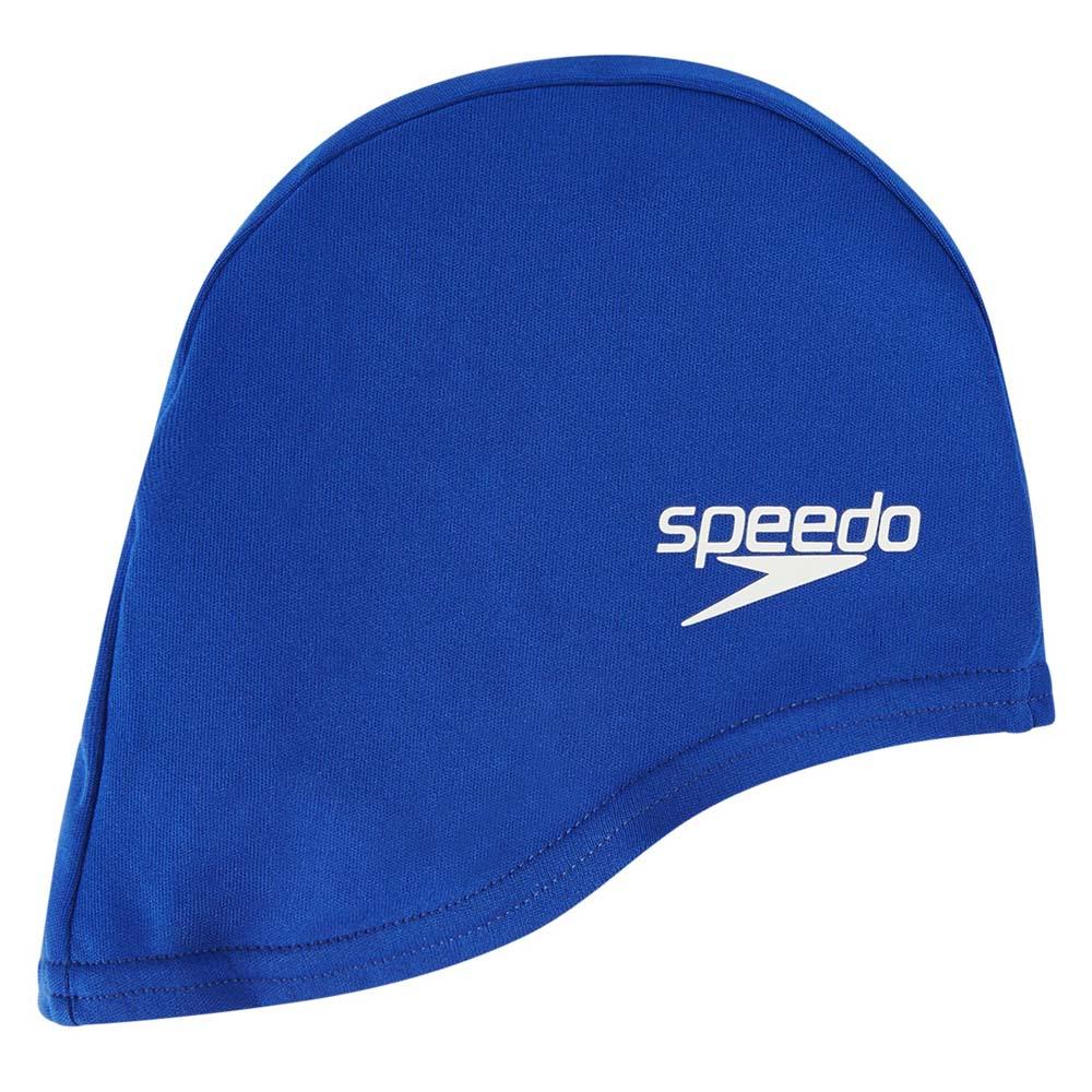 Speedo Sea Squad Junior Polyester Swimming Cap Blue/Red 