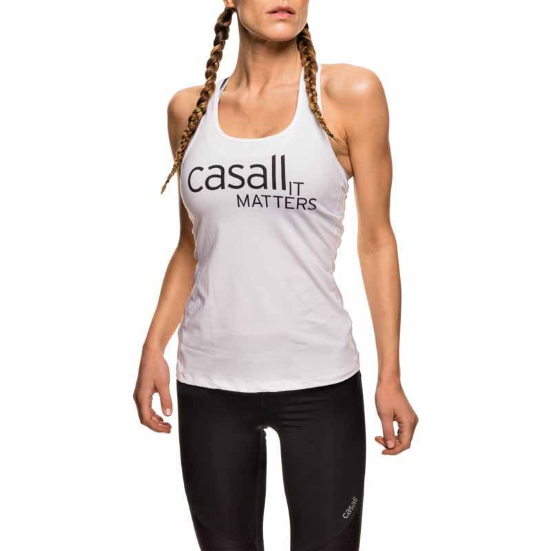 Casall Oblique Racerback Mouwloos T-Shirt