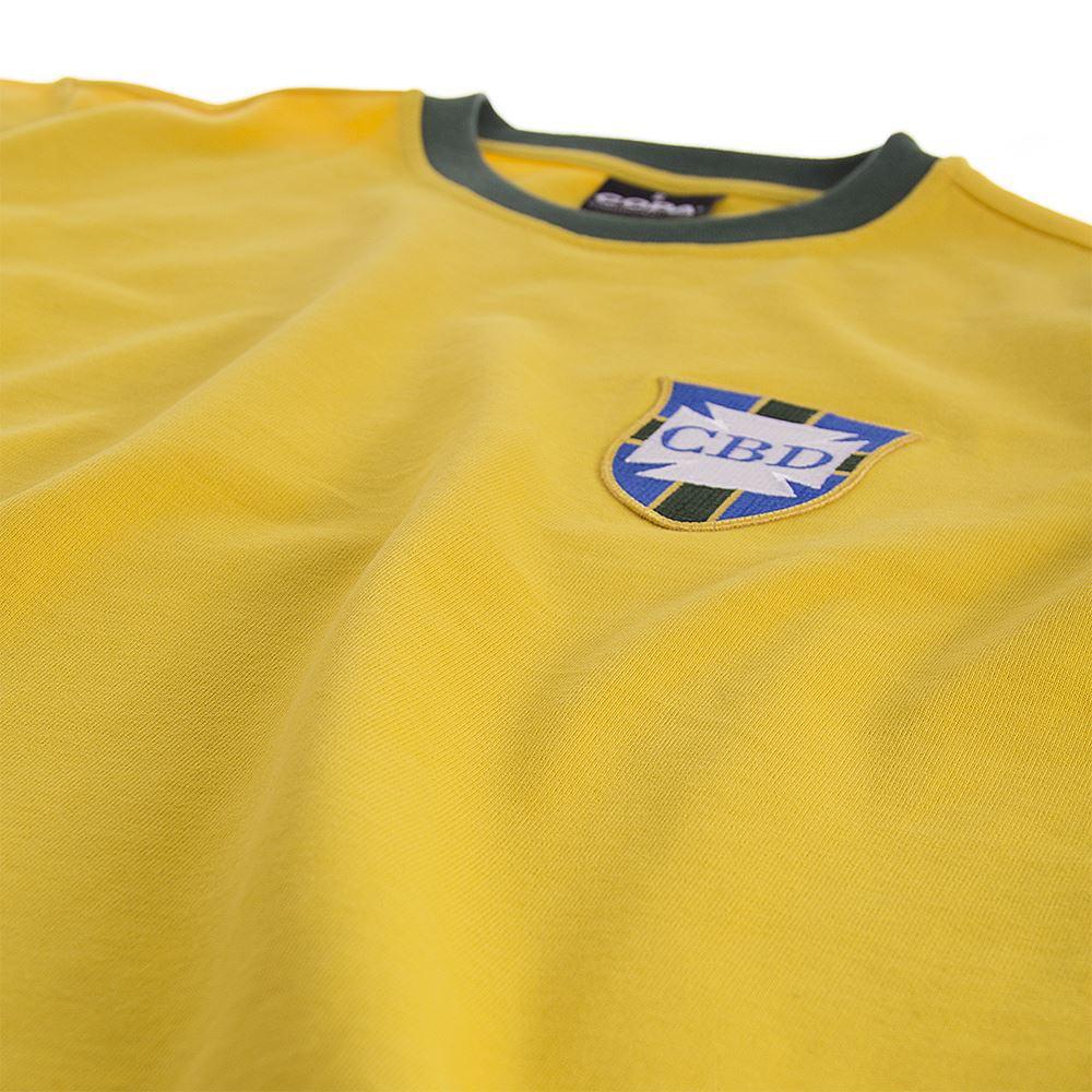 Copa Camiseta Manga Curta Brazil World Cup 1970