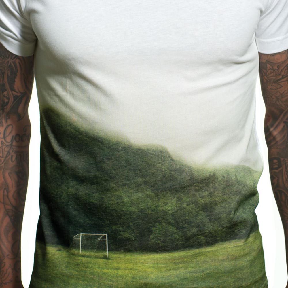 Copa All Over Pitch V Neck Korte Mouwen T-Shirt