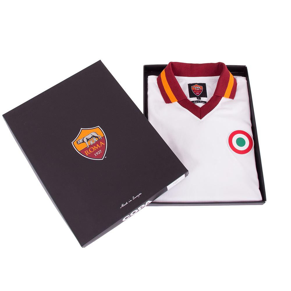 Copa AS Roma Away 1980-81 Korte Mouwen T-Shirt