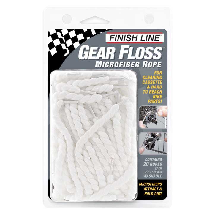 Finish Line Gear Floss Microfiber Cleaning Rope X4 for sale online 