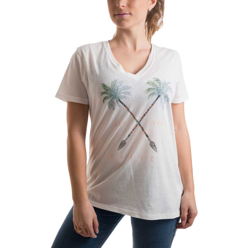hurley-t-shirt-manche-courte-fronds-and-arrows-perfect-v