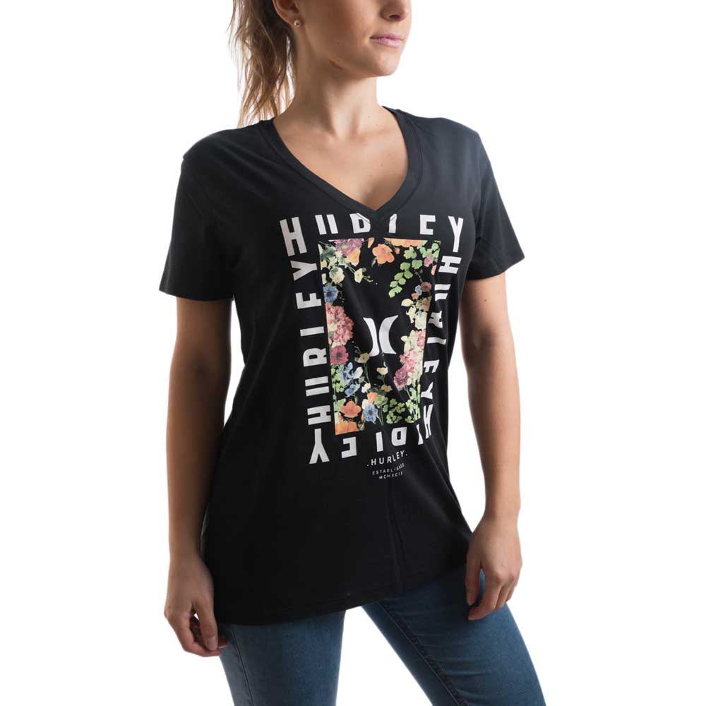 hurley-garden-party-perfect-v-kurzarm-t-shirt