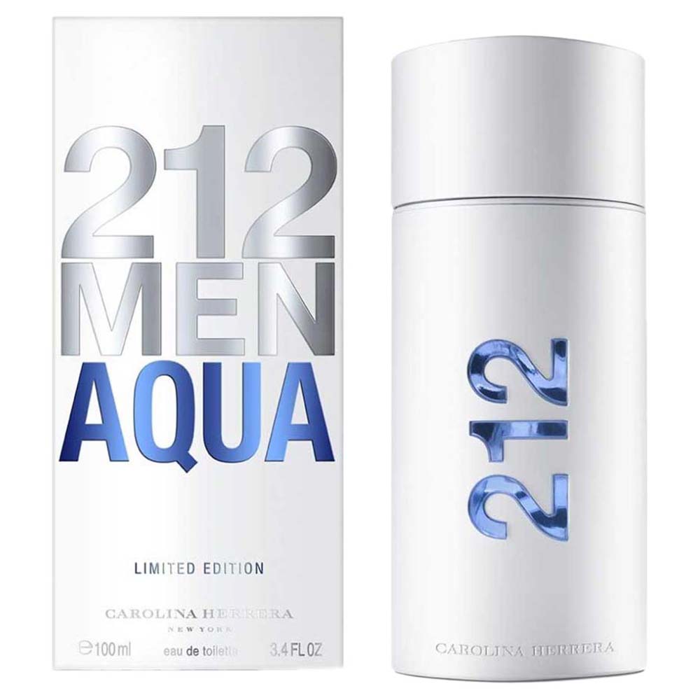 Carolina herrera 212 Men Aqua Eau De Toilette 100ml Vapo Limited Edition|  Dressinn