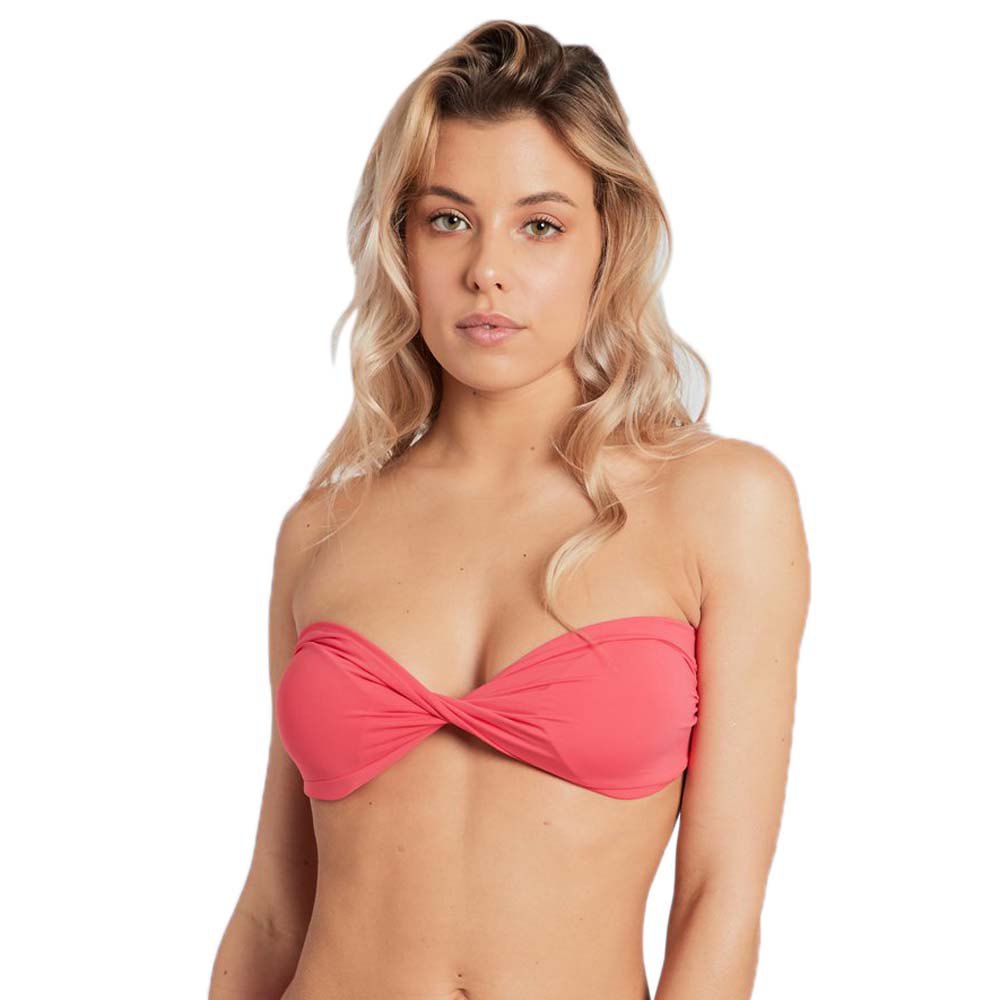 Extreem belangrijk Herrie Ultieme Billabong Sol Searcher Twist Bandeau Bikini Top Pink | Xtremeinn