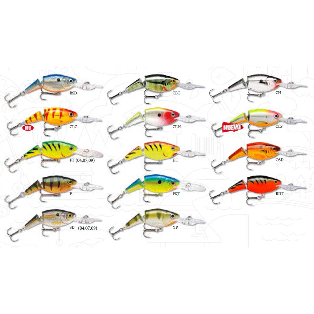 Crankbait Rapala jointed Shad Rap 07 /CLN. SKU: jsr07-cln Gelta Shimano ait  attractive noise effect convenient activities fishing gear compact reliable  holds attacks toothy predator pike perch river lake - AliExpress