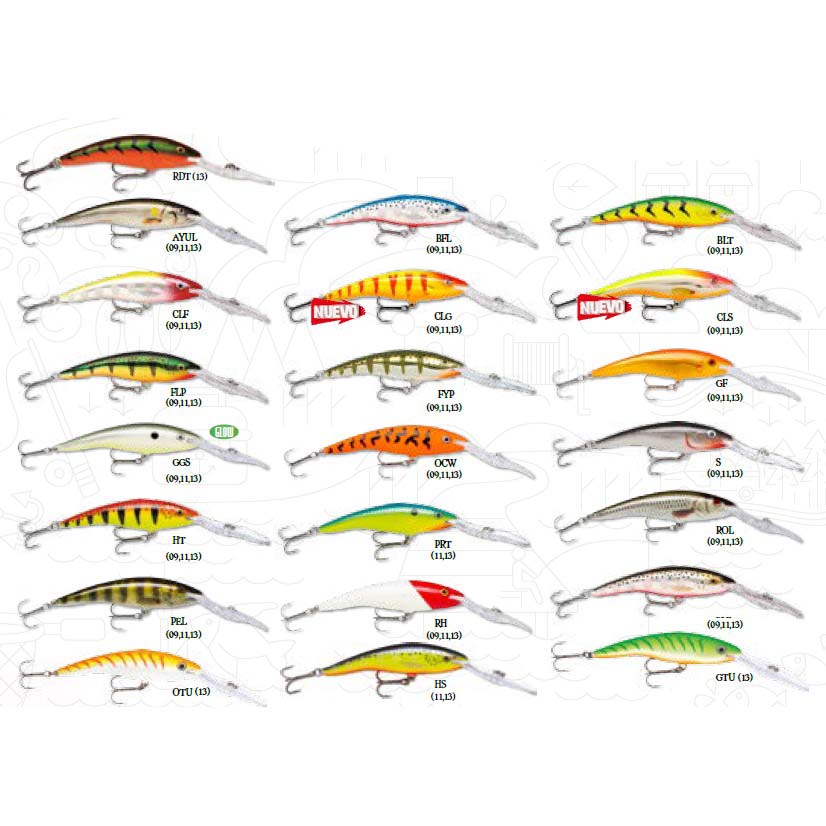 Rapala Deep Tail Dancer Floating Minnow 130 mm 42g Multicolor