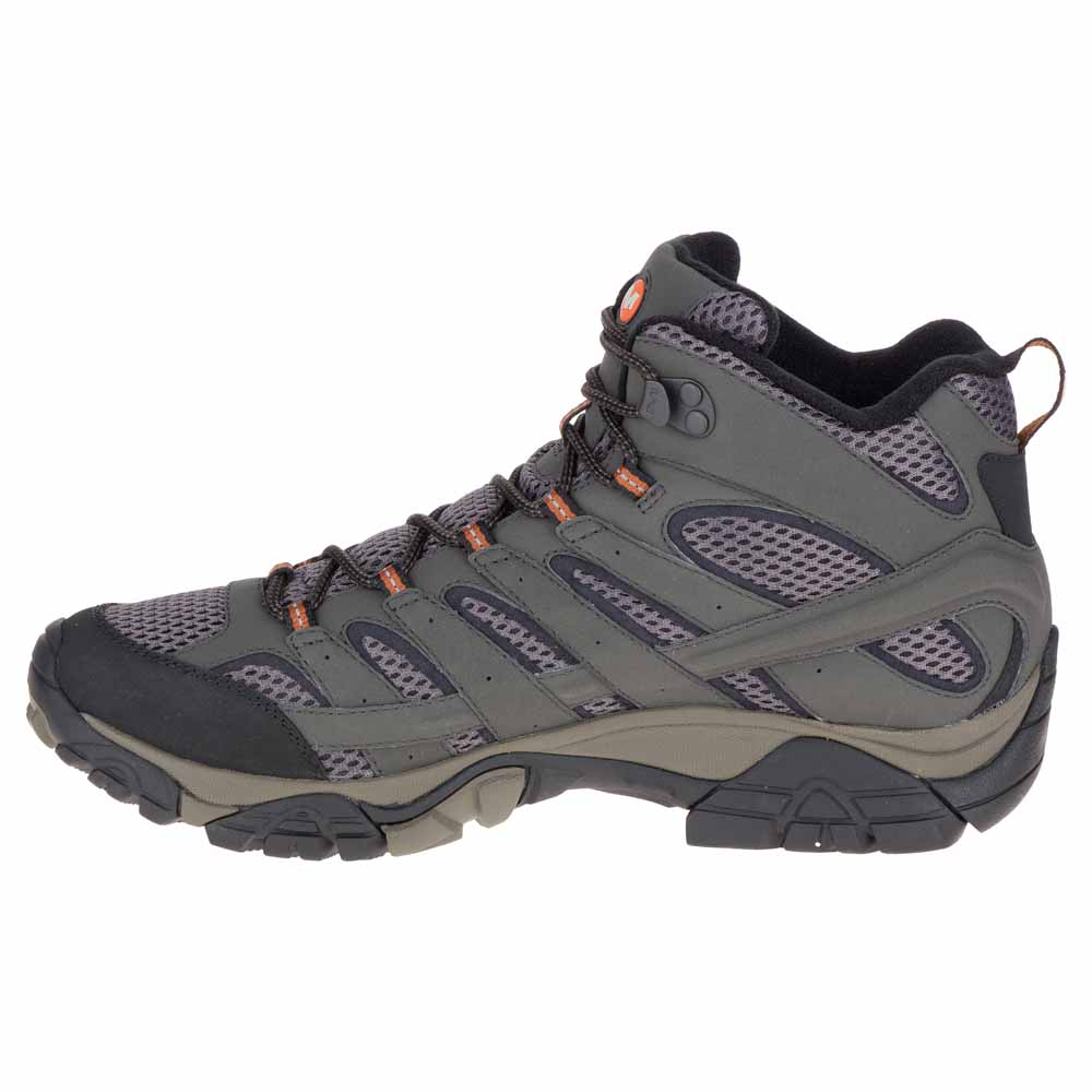 Mens Shoes Boots Casual boots Save 73% Merrell Leather Moab 2 Ltr Mid Gtx High Rise Hiking Boots in Grey for Men 