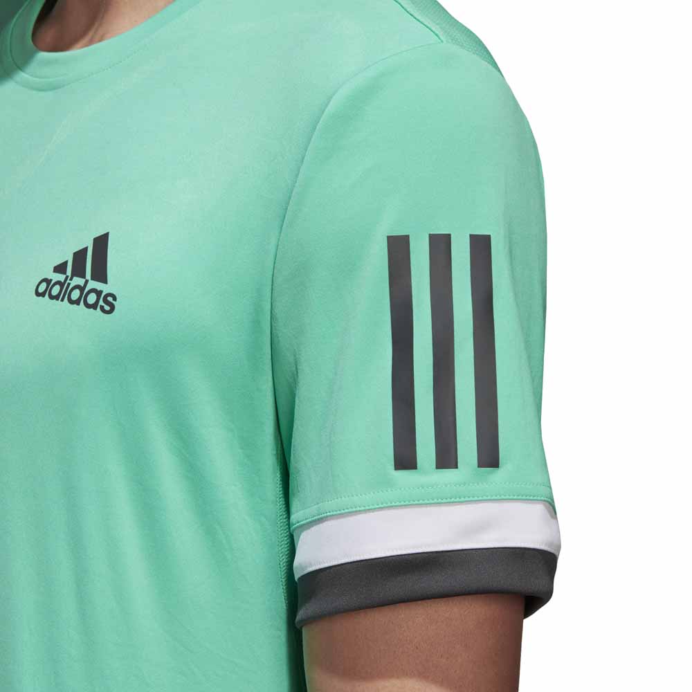 adidas Club 3 Stripes Short Sleeve T-Shirt