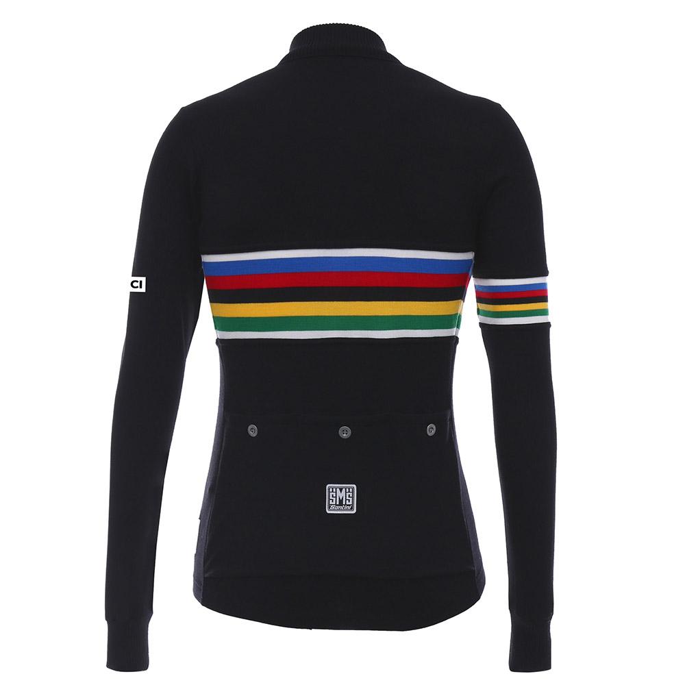Santini Jakke UCI Rainbow Wool