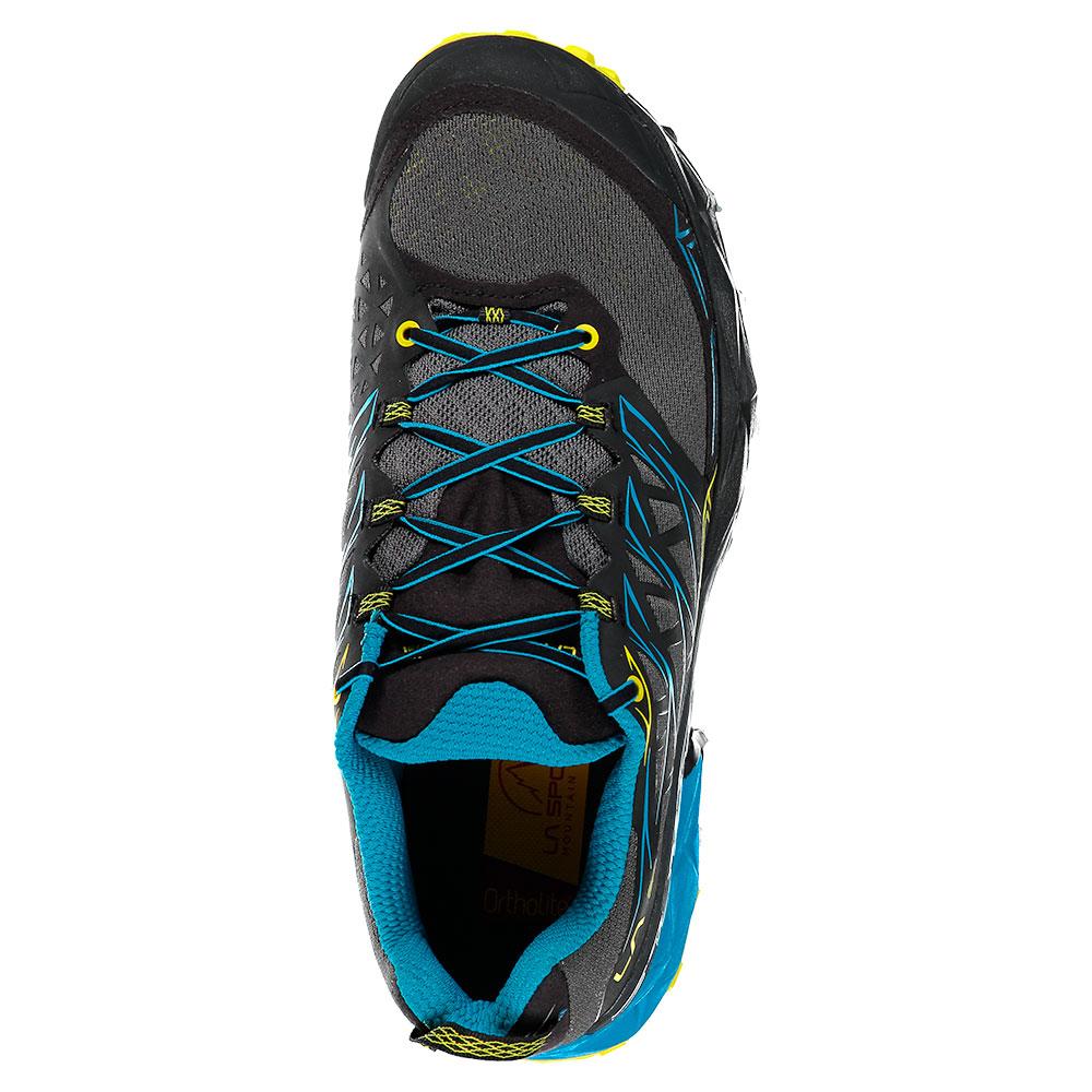 La Sportiva Mens Akyra Trail Running Shoes Trainers Sneakers Black Blue Sports 