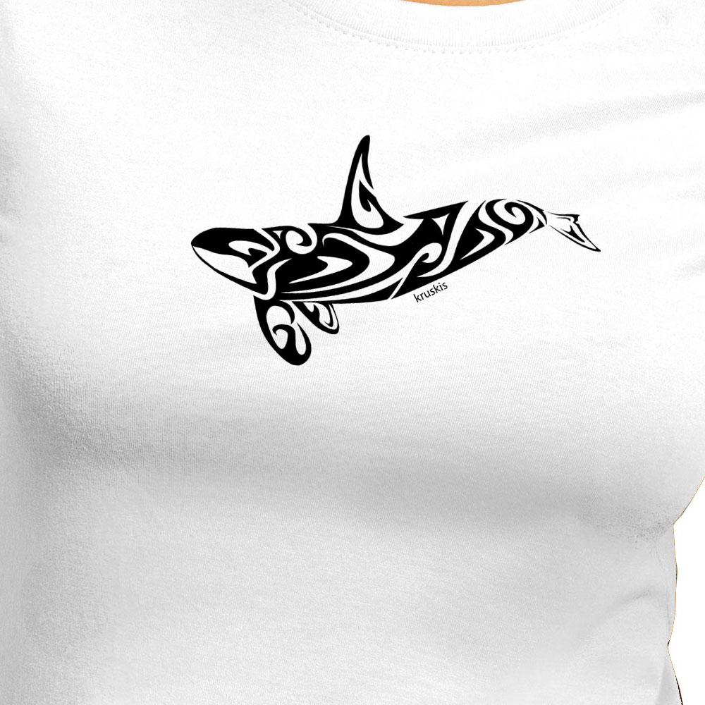Kruskis Camiseta de manga curta Orca Tribal