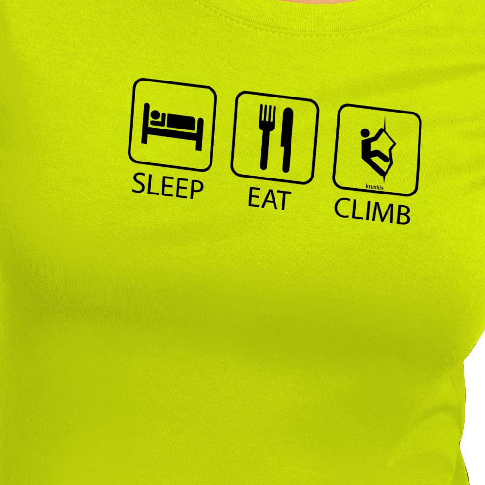 Kruskis Sleep Eat And Climb short sleeve T-shirt