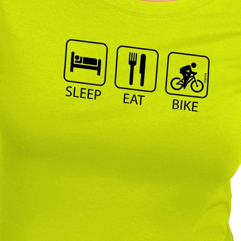 Kruskis Sleep Eat And Bike kurzarm-T-shirt