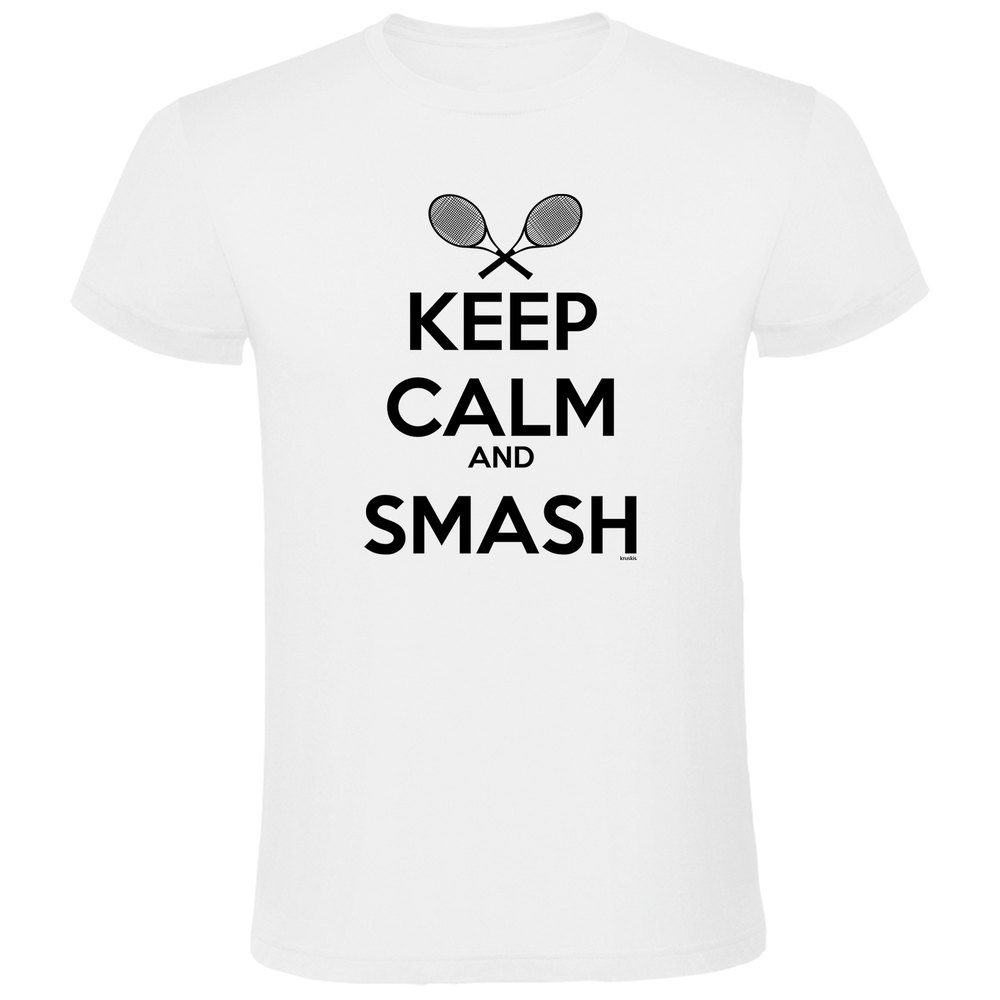 kruskis-keep-calm-and-smash-kortarmet-t-skjorte