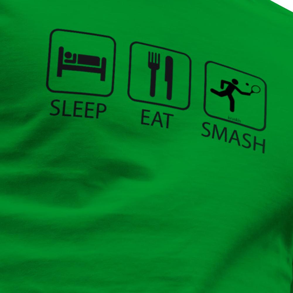 Kruskis Camiseta de manga curta Sleep Eat And Smash