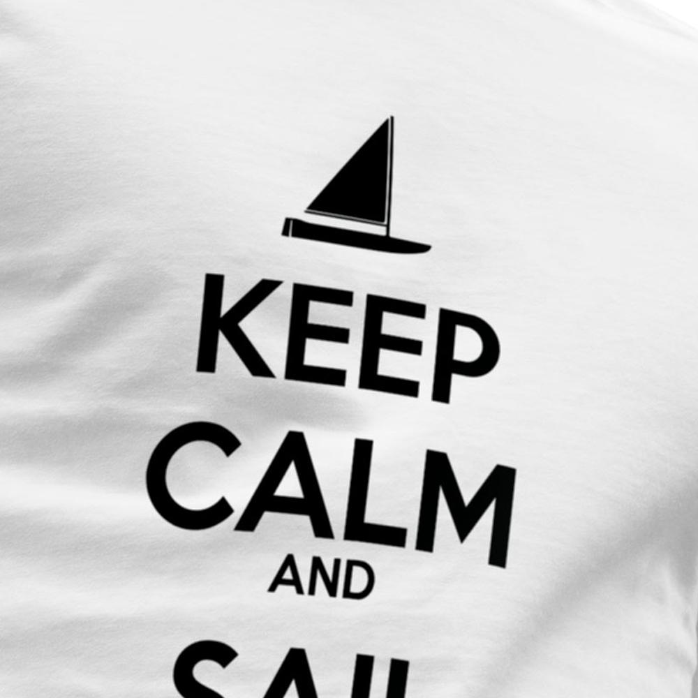 Kruskis Camiseta de manga curta Keep Calm And Sail