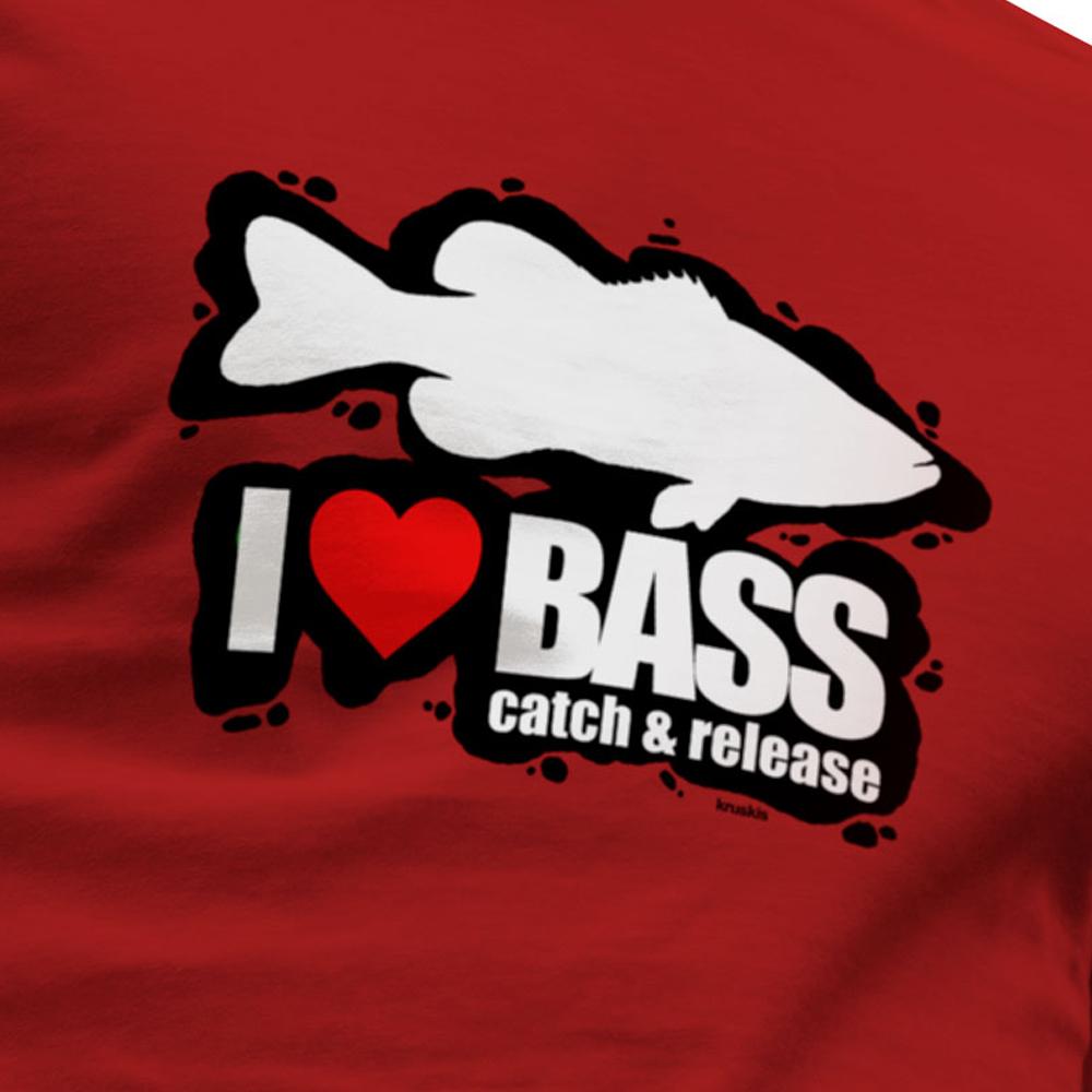 Kruskis I Love Bass T-shirt met korte mouwen