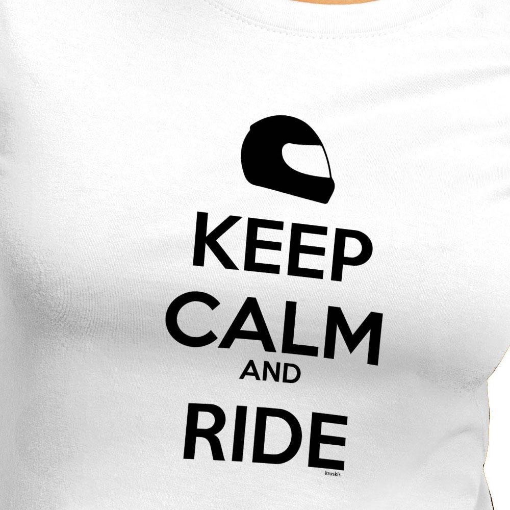 Kruskis T-shirt à manches courtes Keep Calm And Ride