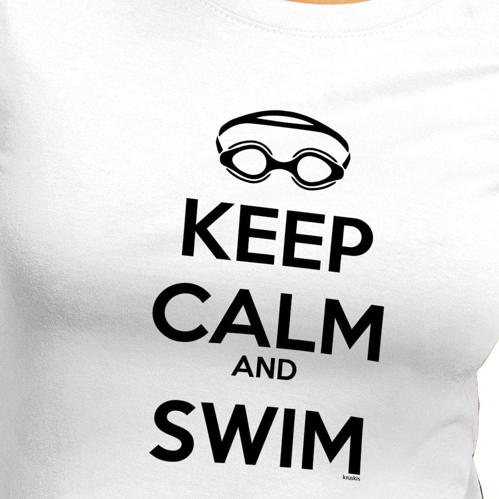 Kruskis Keep Calm And Swim T-shirt met korte mouwen