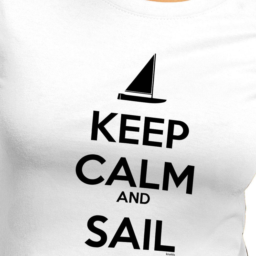 Kruskis Keep Calm And Sail T-shirt met korte mouwen