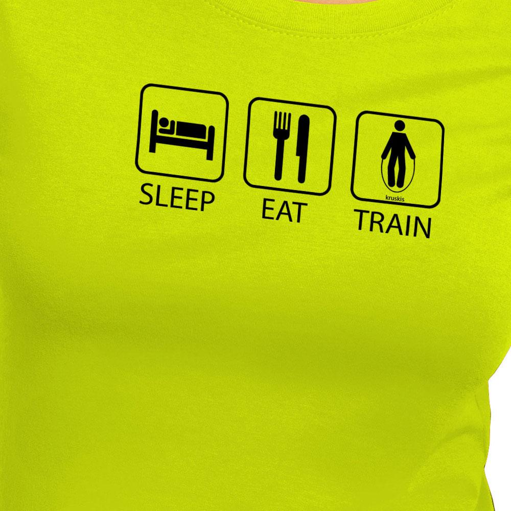 Kruskis Sleep Eat And Train T-shirt met korte mouwen