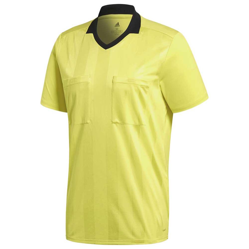 adidas Referee 18 Short Sleeve T-Shirt Yellow | Goalinn