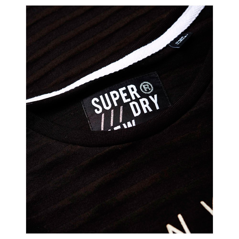 Superdry T-Shirt Manche Courte NYC Burnout Stripe