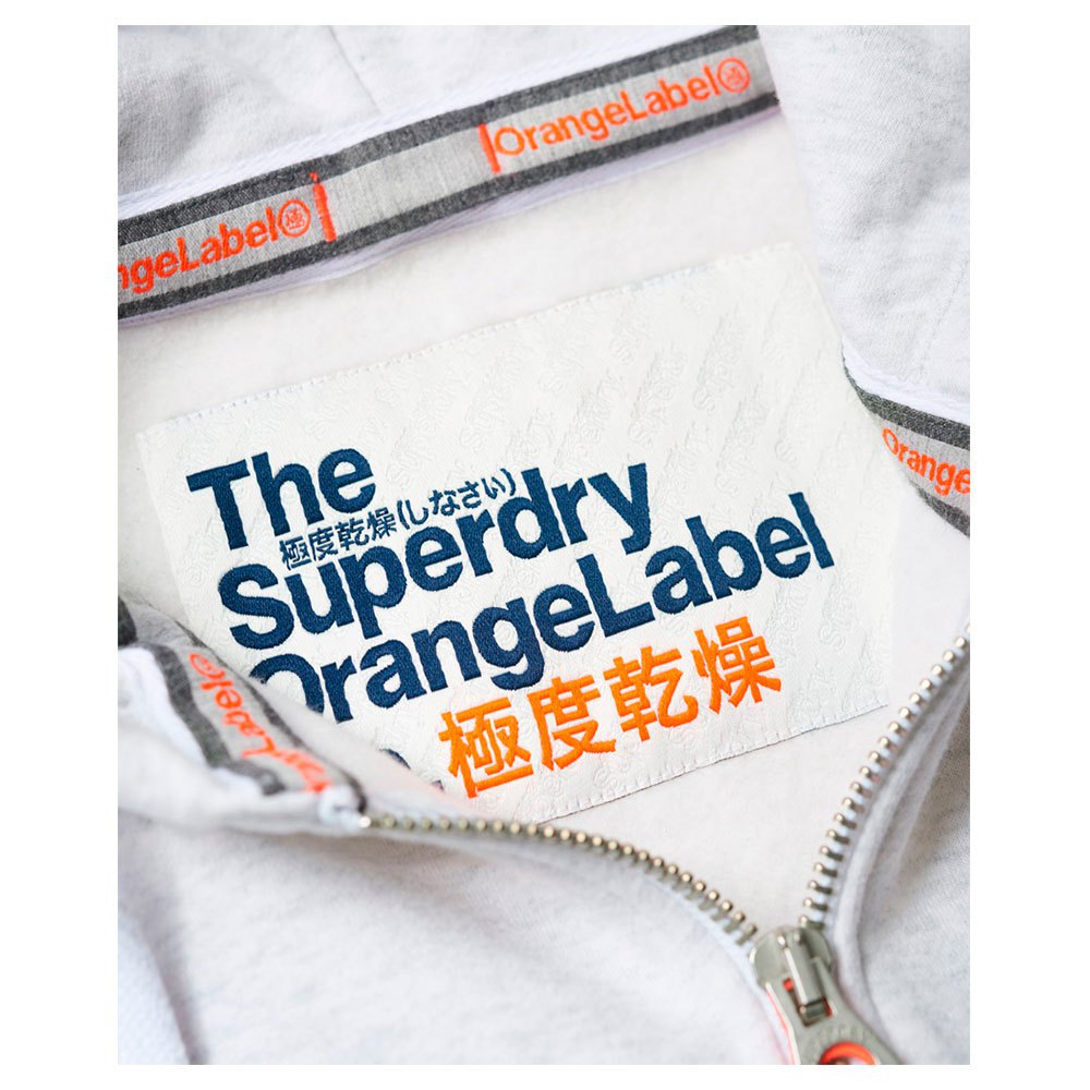 Superdry Orange Label Primary Sweater Met Ritssluiting