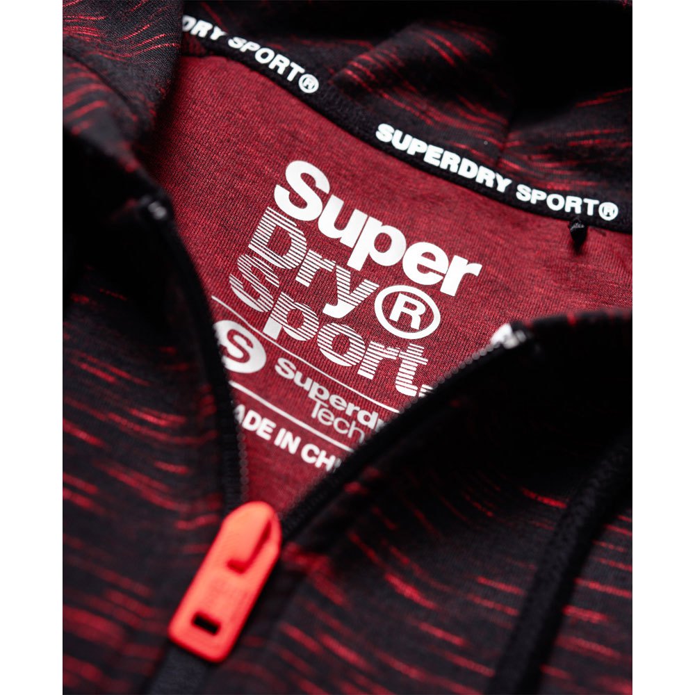 Superdry Gym Tech Luxe Sweater Met Ritssluiting