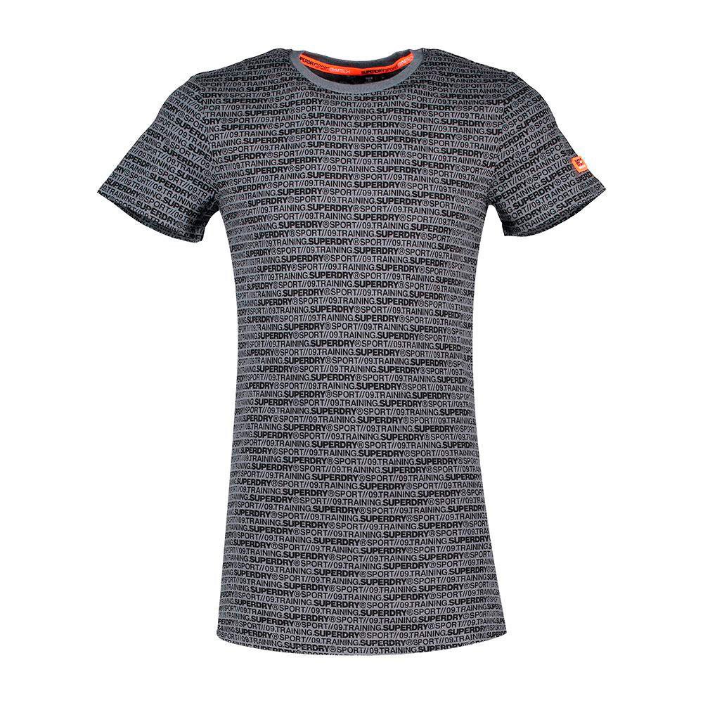 Superdry T-Shirt Manche Courte Gym Tech Allover Print