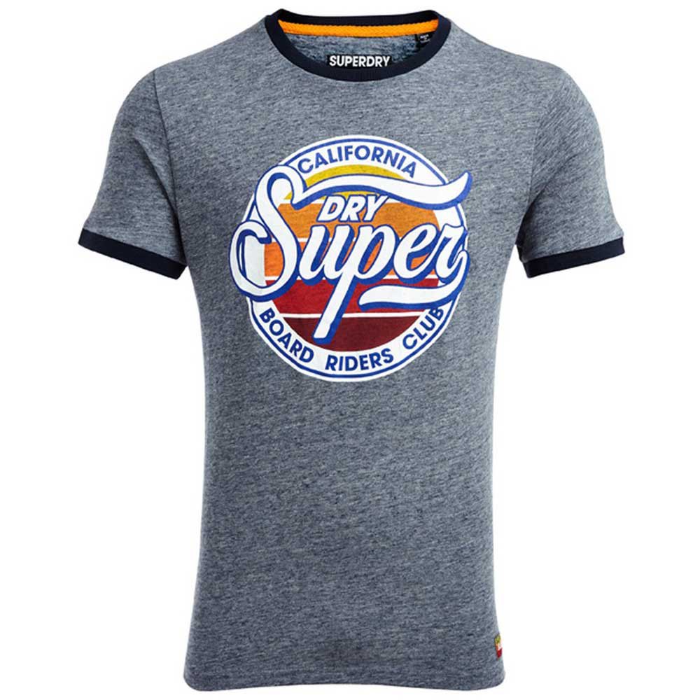 Superdry T-Shirt Manche Courte Board Riders Ringer