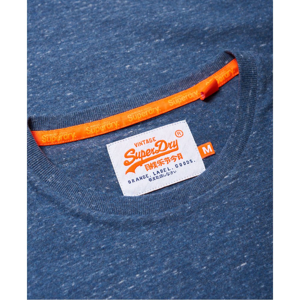 Superdry T-Shirt Manche Courte Orange Label Vintage Emb