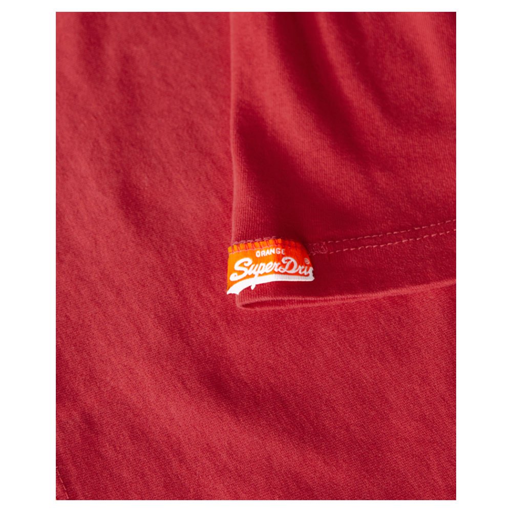Superdry T-Shirt Manche Courte Orange Label Vintage Emb