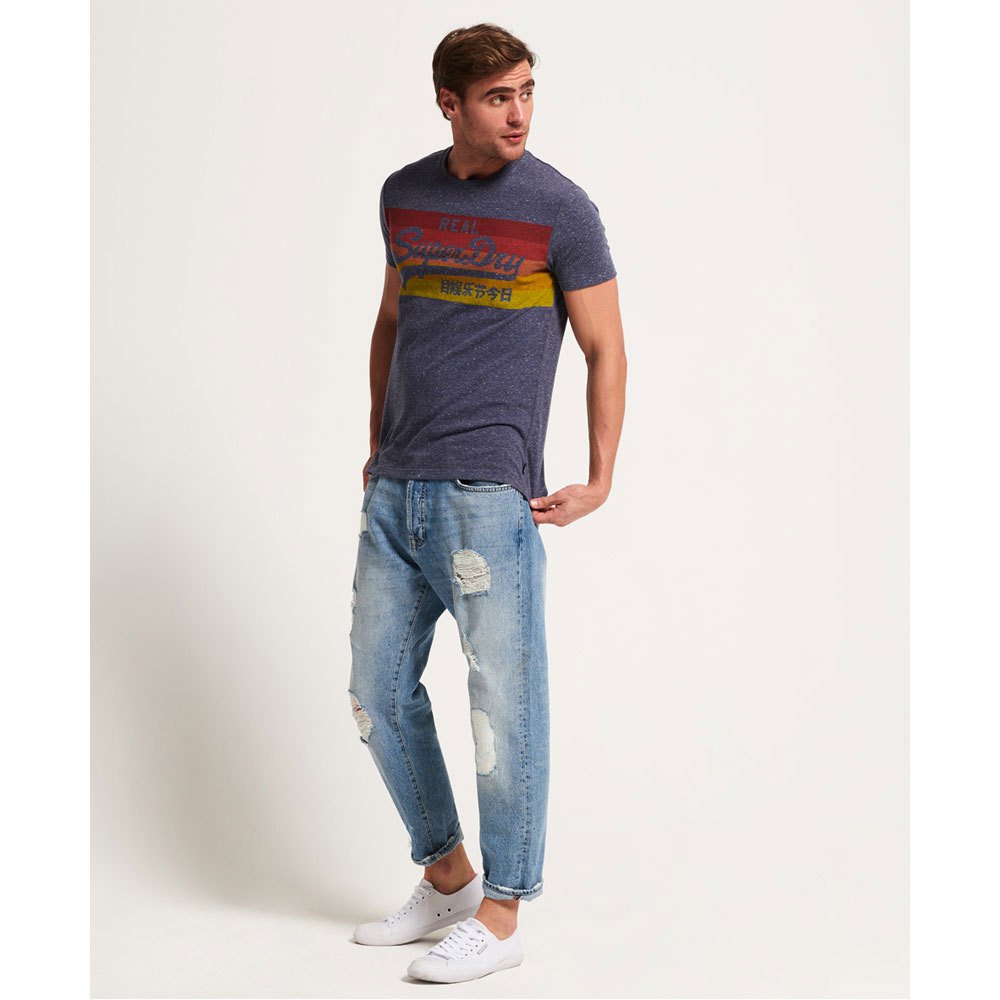 Superdry Vintage Logo Cali Stripe Short Sleeve T-Shirt