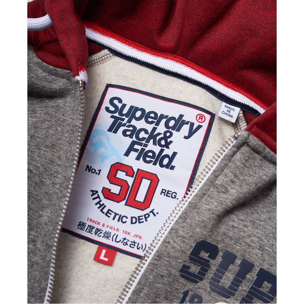 Bondgenoot Oogverblindend draagbaar Superdry Trackster Baseball Full Zip Sweatshirt Red | Dressinn